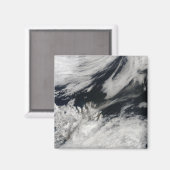 Een bleke grijze aspluim van de top magneet (Voorkant / Achterkant)