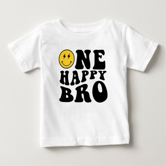 Eén blije broer lachende jongen 1e verjaardag bijp (Voorkant)