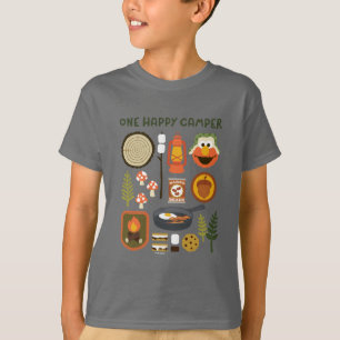 Één blije kampeerder t-shirt