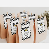 Eén blije vent glimlach 1e verjaardag bedankt labe cadeaulabel