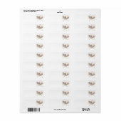 Een blije zeeen leeuw etiket (Full Sheet)