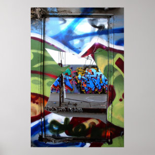 Een blik binnen poster