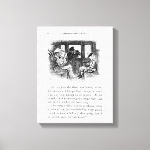 Een blik-Glass Insects, illustratie van 'Alice Th Canvas Afdruk