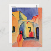 Een blik in een steegje, briefkaart (Voorkant / Achterkant)