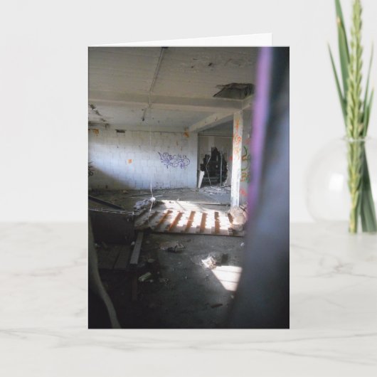 "Een blik in Lowertown Depot" verjaardagskaart Kaart (Voorkant)