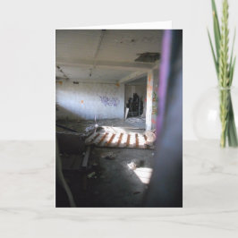 "Een blik in Lowertown Depot" verjaardagskaart Kaart