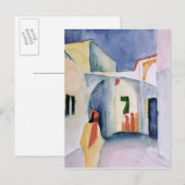 Een blik naar beneden op een Alley Briefkaart (Voorkant / Achterkant)