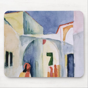 Een blik naar beneden op een Alley Muismat