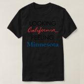 Een blik op California Feeling Minnesota, buiten h T-shirt (Design voorkant)
