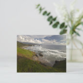 Een blik op Cannon beach op de Oregon coast. Briefkaart (Staand voorkant)