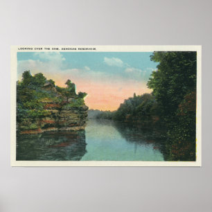 Een blik op de Ashokan Reservoir Dam Poster