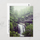 Een blik op de Herfst van glas in de regen Briefkaart (Voorkant / Achterkant)