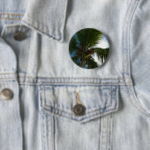 Een blik op de tropische Natuur van de Kokospalm Ronde Button 5,7 Cm (In situ)