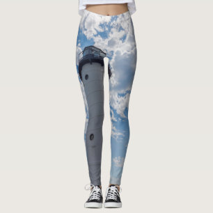 Een blik op de vuurtoren van Manistee Leggings