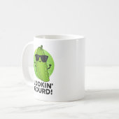 Een blik op Gourd Funny Cool Veggie Pun Koffiemok (Voorkant links)