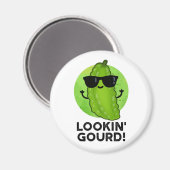 Een blik op Gourd Funny Cool Veggie Pun Magneet (Voorkant / Achterkant)