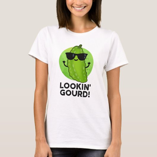 Een blik op Gourd Funny Cool Veggie Pun T-shirt (Voorkant)