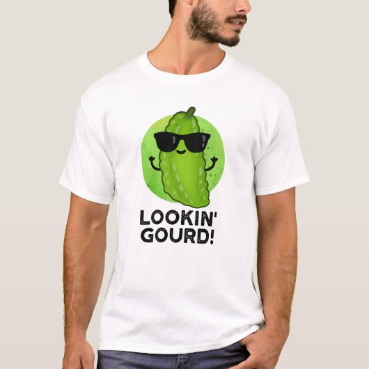 Een blik op Gourd Funny Cool Veggie Pun T-shirt (Voorkant)