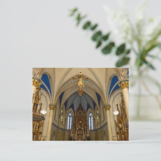 Een blik op het Briefkaart van St. Peter Altar (Staand voorkant)