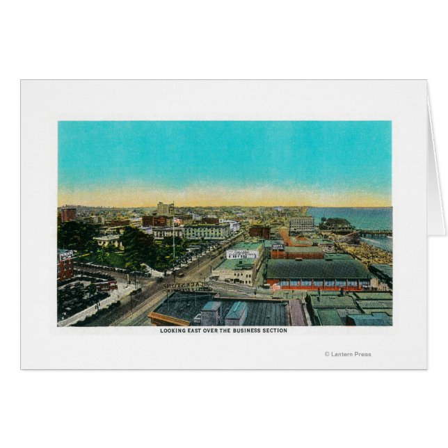 Een blik op het Oosten over BedrijfsSectie, Lange  (Voorkant Horizontaal)