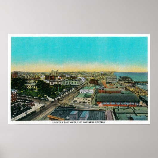 Een blik op het Oosten over BedrijfsSectie, Lange  Poster (Voorkant)