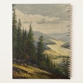 Een blik op het Zwarte Woud – Karl Julius Wilhelm Planner (Achterkant)