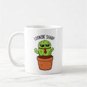 Een blik op Sharp Funny Cactus Pun Koffiemok (Links)