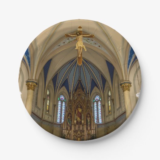 Een blik op St Peter Altar Papieren Bordje (Voorkant)
