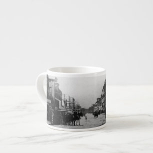 Een blik op West op Flagler Street Espresso Kop