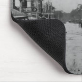 Een blik op West op Flagler Street Muismat (Hoek)