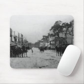 Een blik op West op Flagler Street Muismat (Met muis)