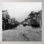 Een blik op West op Flagler Street Poster (Voorkant)