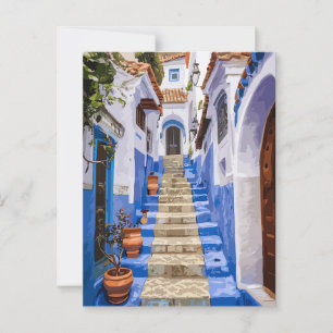 Een blik terug: Chefchaouen's vintage schatten Briefkaart