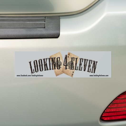 Een blik van 4 elf Logo Bumpersticker (Op auto)