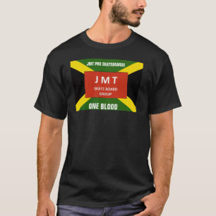 EÉN BLOED Basic Donkere T-Shirt
