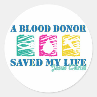 Een bloeddonor bespaarde JC Ronde Sticker
