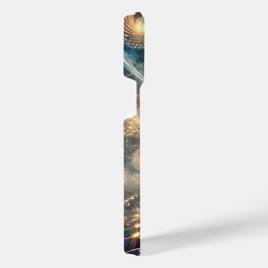 Een bloei in de kosmische getijden iPhone hoesje (Rechterkant)