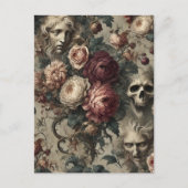 Een bloei om aan vast te houden - Gothic Victoriaa Feestdagenkaart (Voorkant)