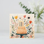 Een bloei van vreugde: bloeiende wensen (Staand voorkant)