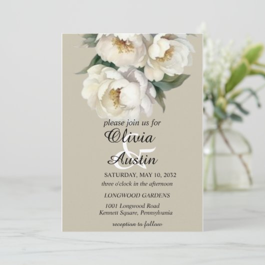 Een bloeiend begin kaart (Staand voorkant)