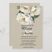 Een bloeiend begin kaart (Voorkant / Achterkant)