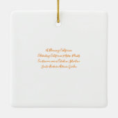 Een bloeiend Californië: Catalina Silverlace Keramisch Ornament (Achterkant)