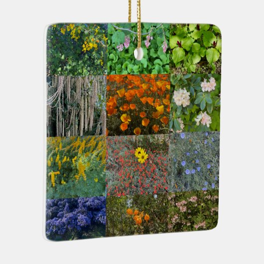 Een bloeiend Californië: Colour Celebration 2021 Keramisch Ornament (Rechts)