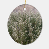 Een bloeiend Californië: Coyote Struik Keramisch Ornament (Links)