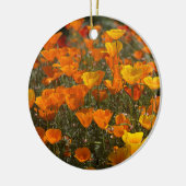 Een bloeiend Californië: papavers Keramisch Ornament (Links)