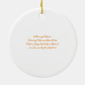 Een bloeiend Californië: papavers Keramisch Ornament (Achterkant)