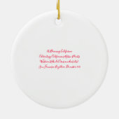 Een bloeiend Californië: Westerne Redbud Keramisch Ornament (Achterkant)