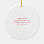 Een bloeiend Californië: Zee Cliff Buckwheat Keramisch Ornament (Achterkant)