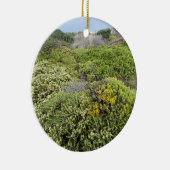 Een bloeiend Californië: Zee Cliff Buckwheat Keramisch Ornament (Rechts)