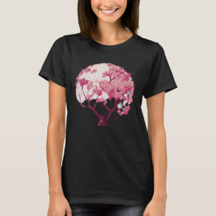 Een bloeiend eerbetoon aan Natuur Bol Boom van het T-shirt
